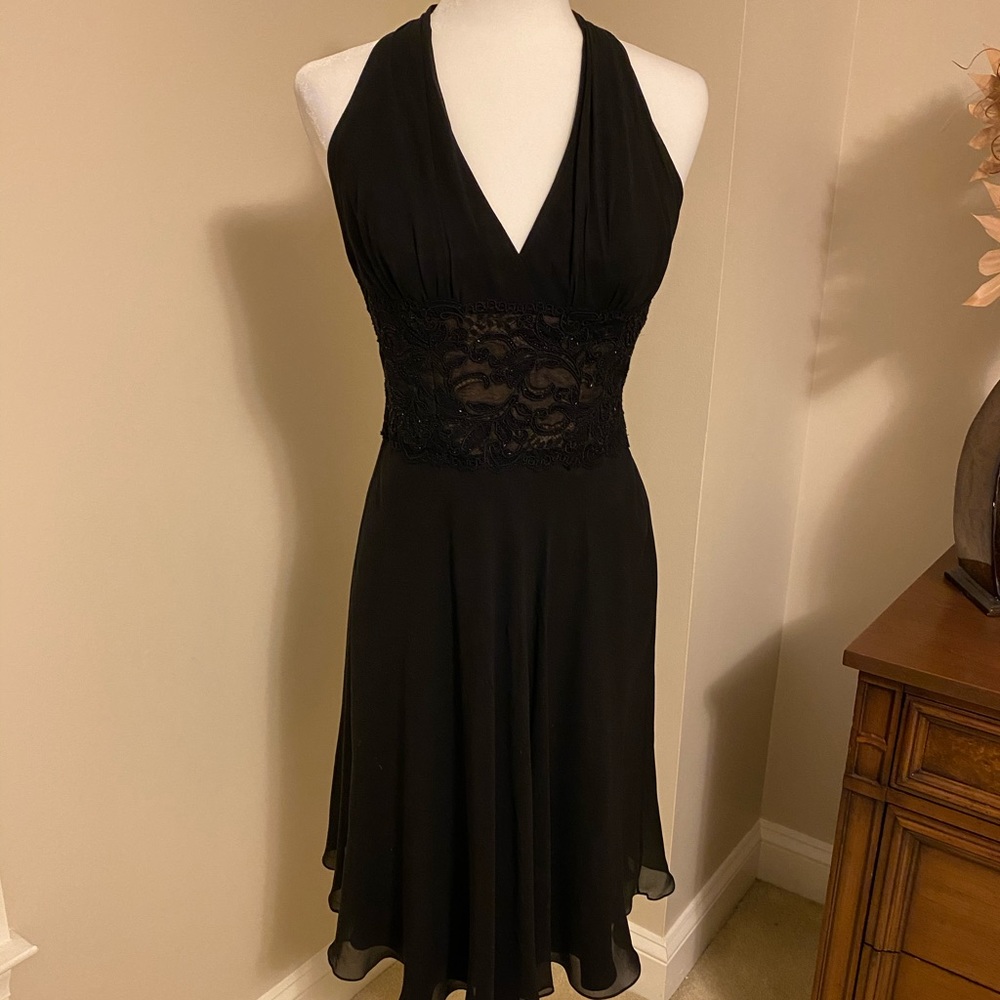 Carmen Marc Valvo halter dress